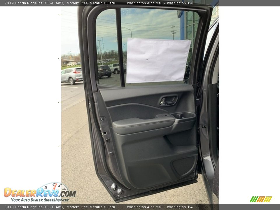 2019 Honda Ridgeline RTL-E AWD Modern Steel Metallic / Black Photo #16