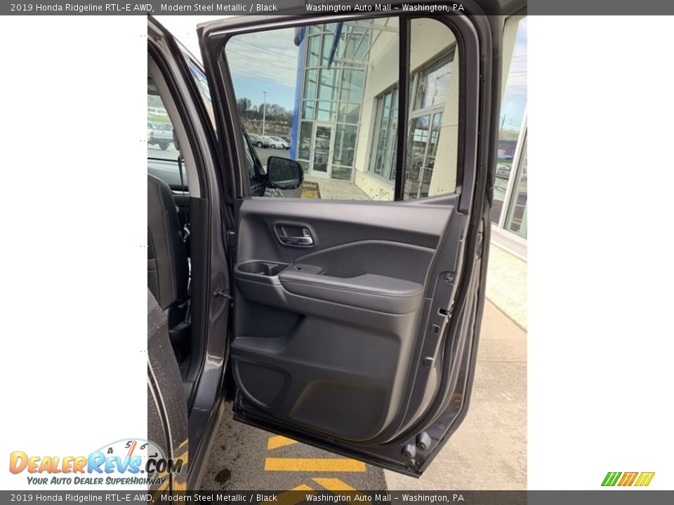 2019 Honda Ridgeline RTL-E AWD Modern Steel Metallic / Black Photo #22