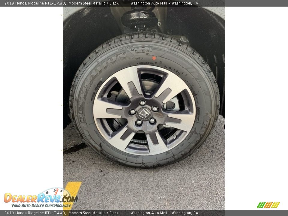 2019 Honda Ridgeline RTL-E AWD Modern Steel Metallic / Black Photo #28