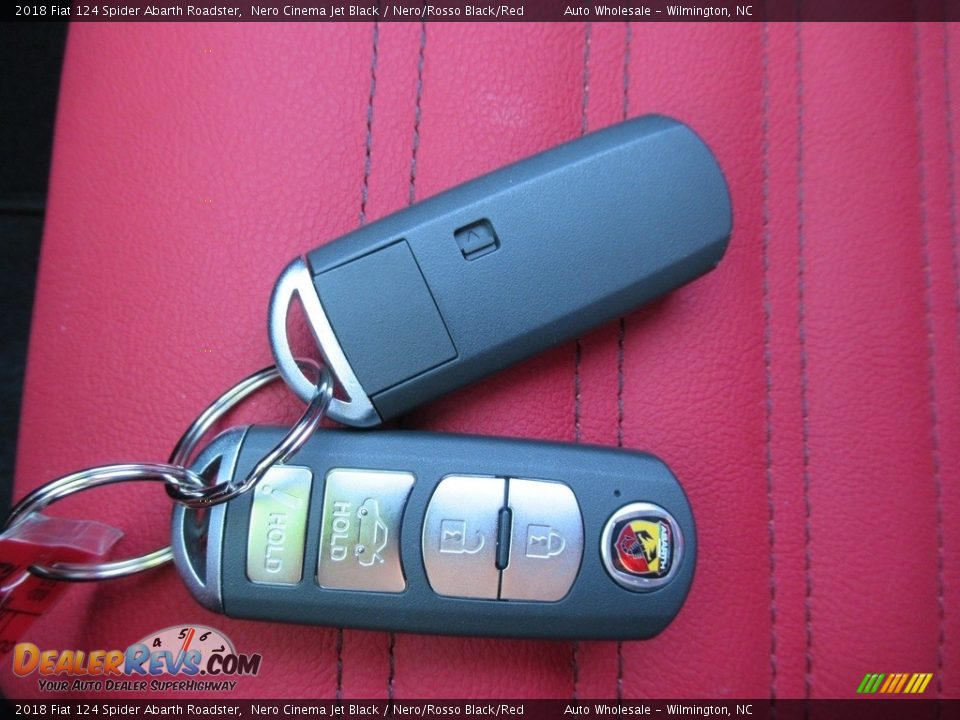 2018 Fiat 124 Spider Abarth Roadster Nero Cinema Jet Black / Nero/Rosso Black/Red Photo #20