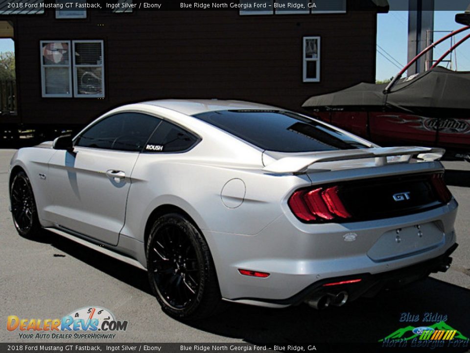 2018 Ford Mustang GT Fastback Ingot Silver / Ebony Photo #3