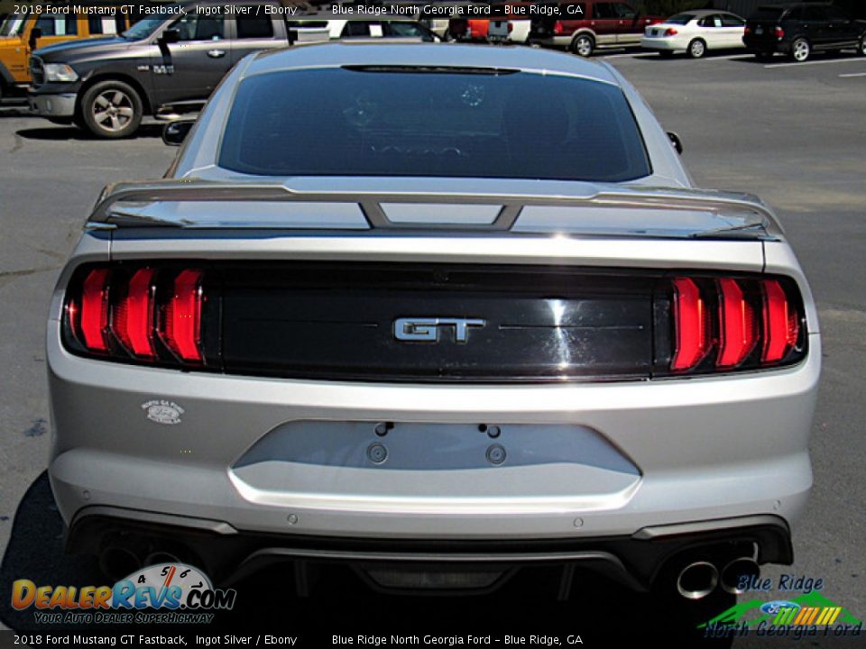 2018 Ford Mustang GT Fastback Ingot Silver / Ebony Photo #4