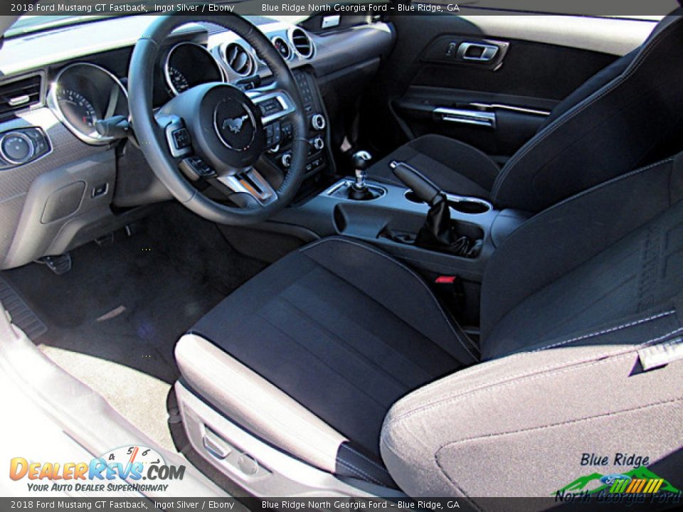 2018 Ford Mustang GT Fastback Ingot Silver / Ebony Photo #12