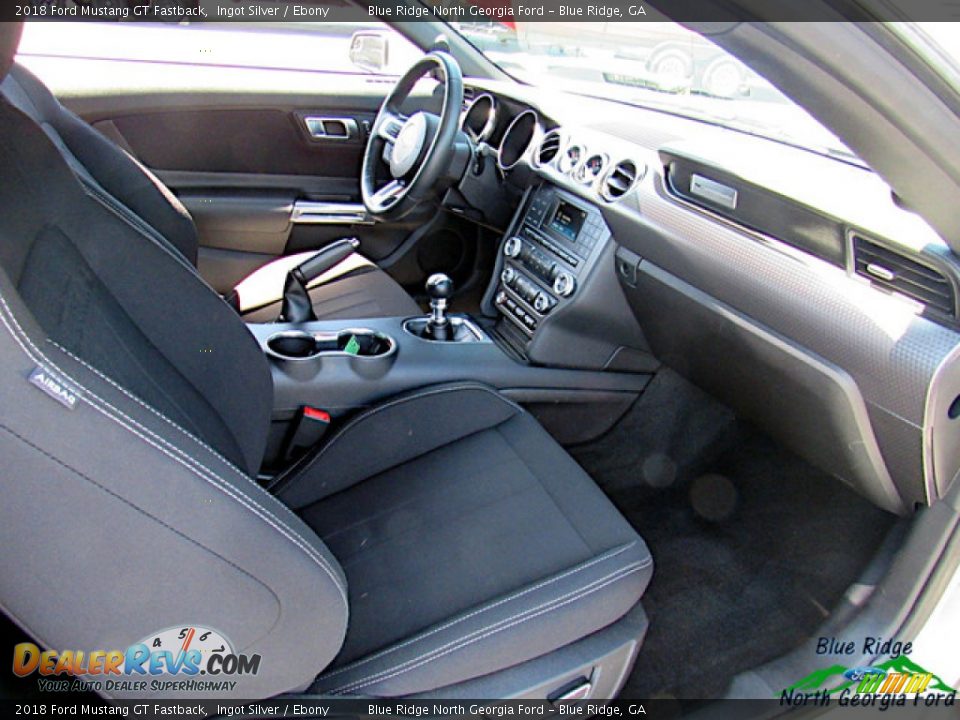 Front Seat of 2018 Ford Mustang GT Fastback Photo #14