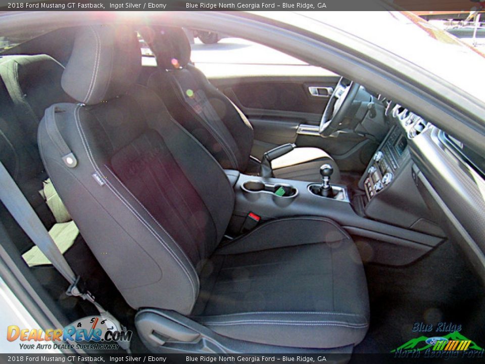 Front Seat of 2018 Ford Mustang GT Fastback Photo #15
