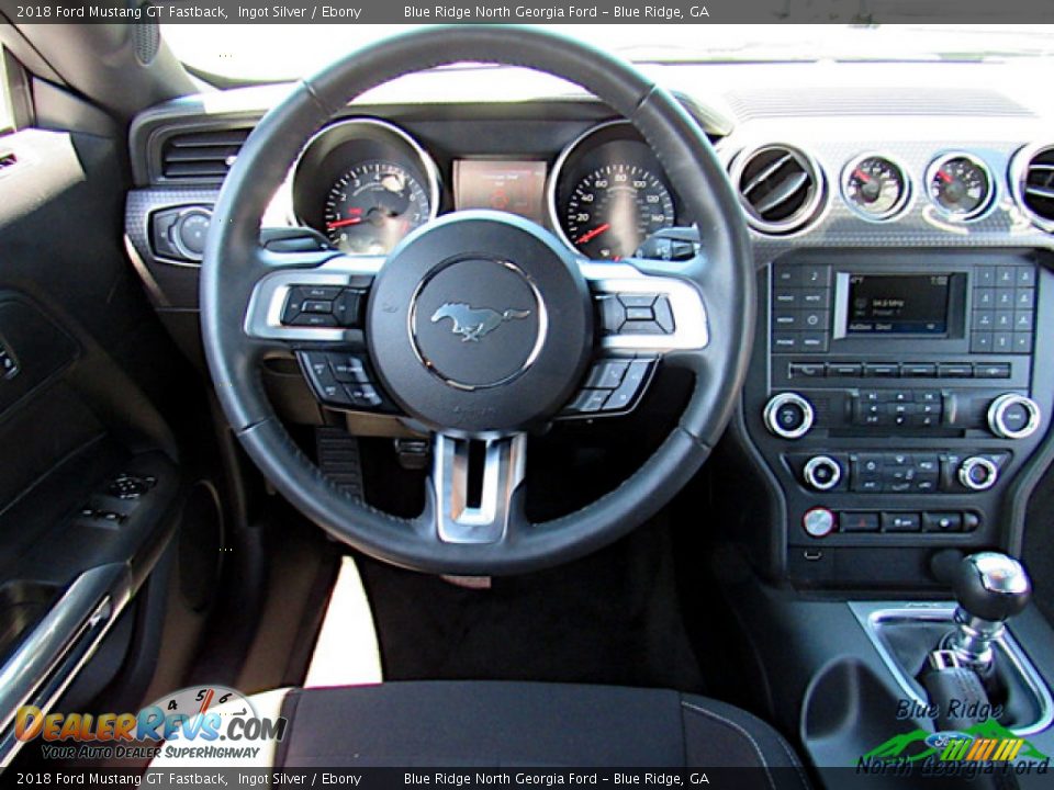 Dashboard of 2018 Ford Mustang GT Fastback Photo #19