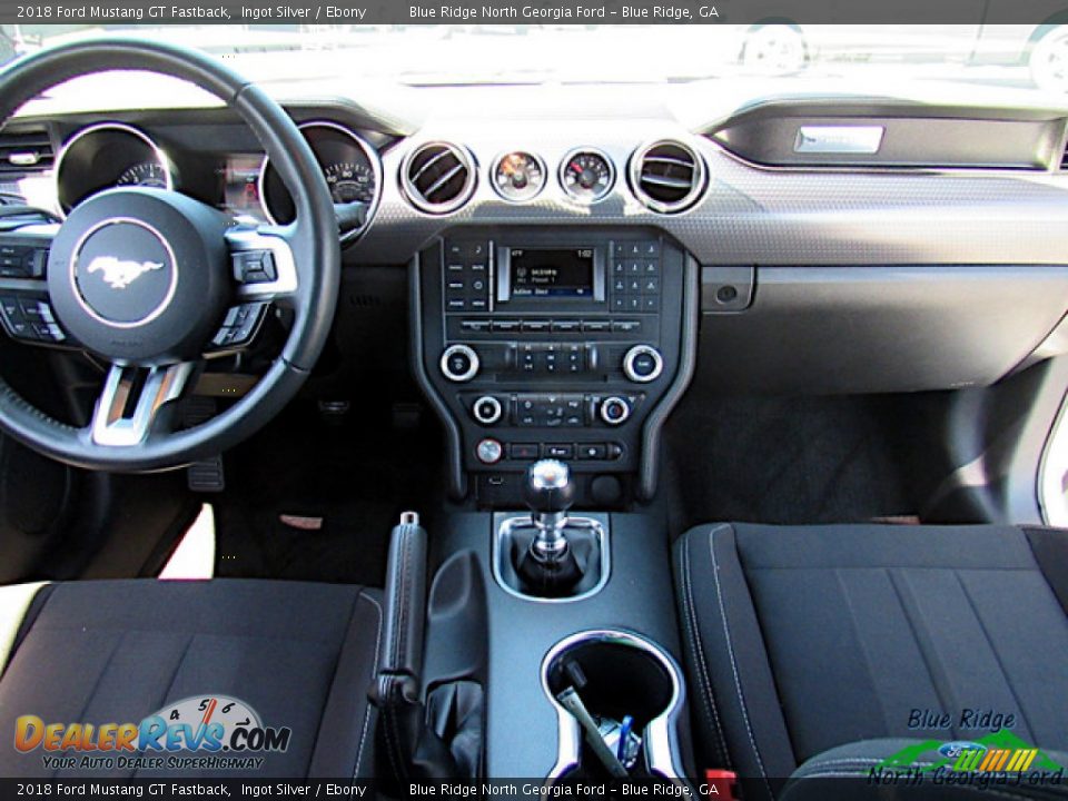 Dashboard of 2018 Ford Mustang GT Fastback Photo #20