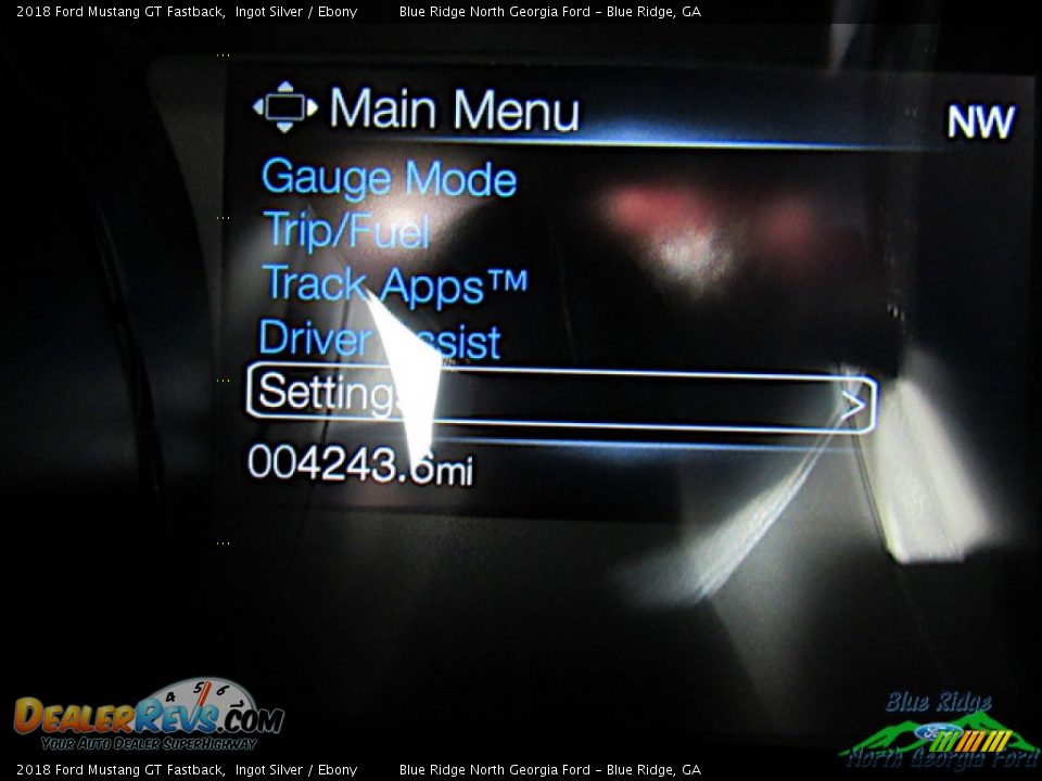 2018 Ford Mustang GT Fastback Ingot Silver / Ebony Photo #26