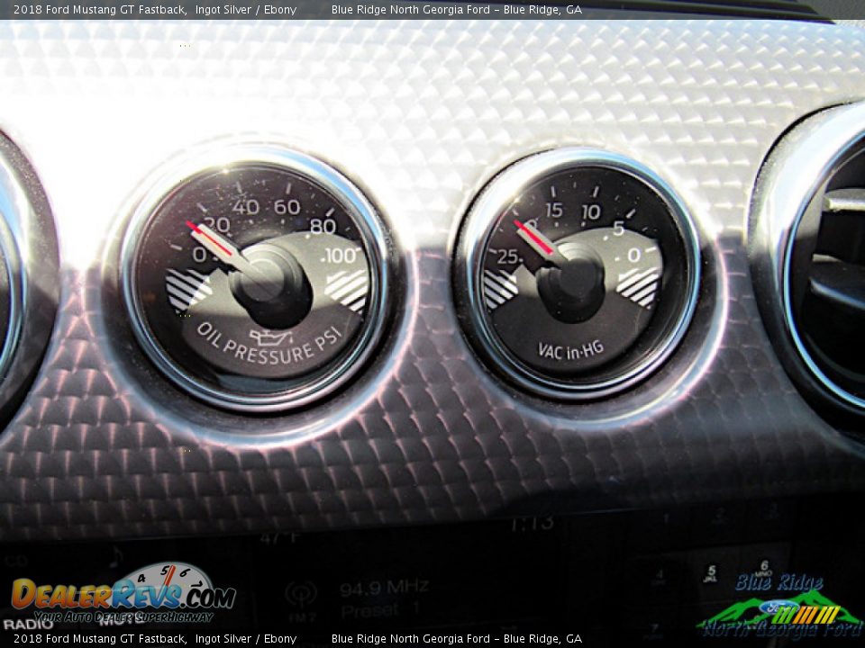 2018 Ford Mustang GT Fastback Ingot Silver / Ebony Photo #28