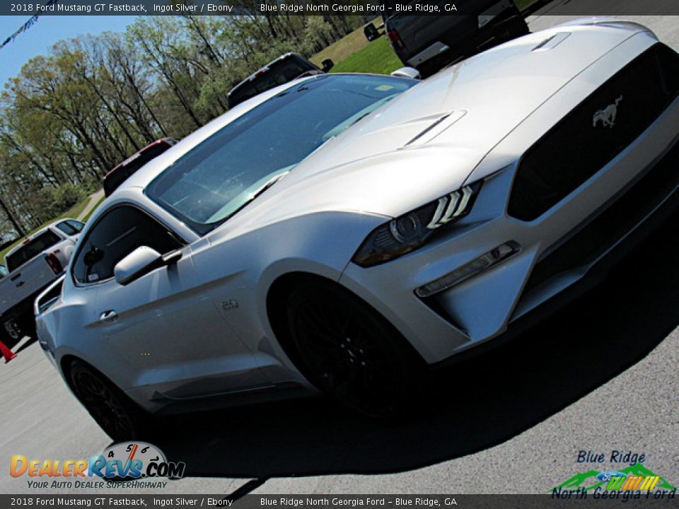2018 Ford Mustang GT Fastback Ingot Silver / Ebony Photo #30