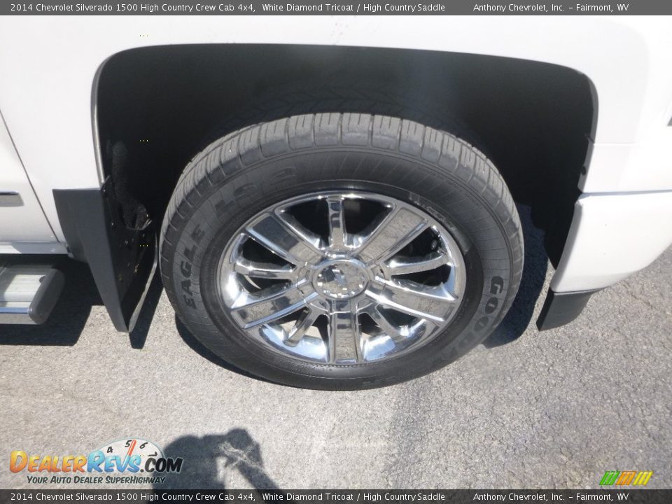2014 Chevrolet Silverado 1500 High Country Crew Cab 4x4 White Diamond Tricoat / High Country Saddle Photo #2