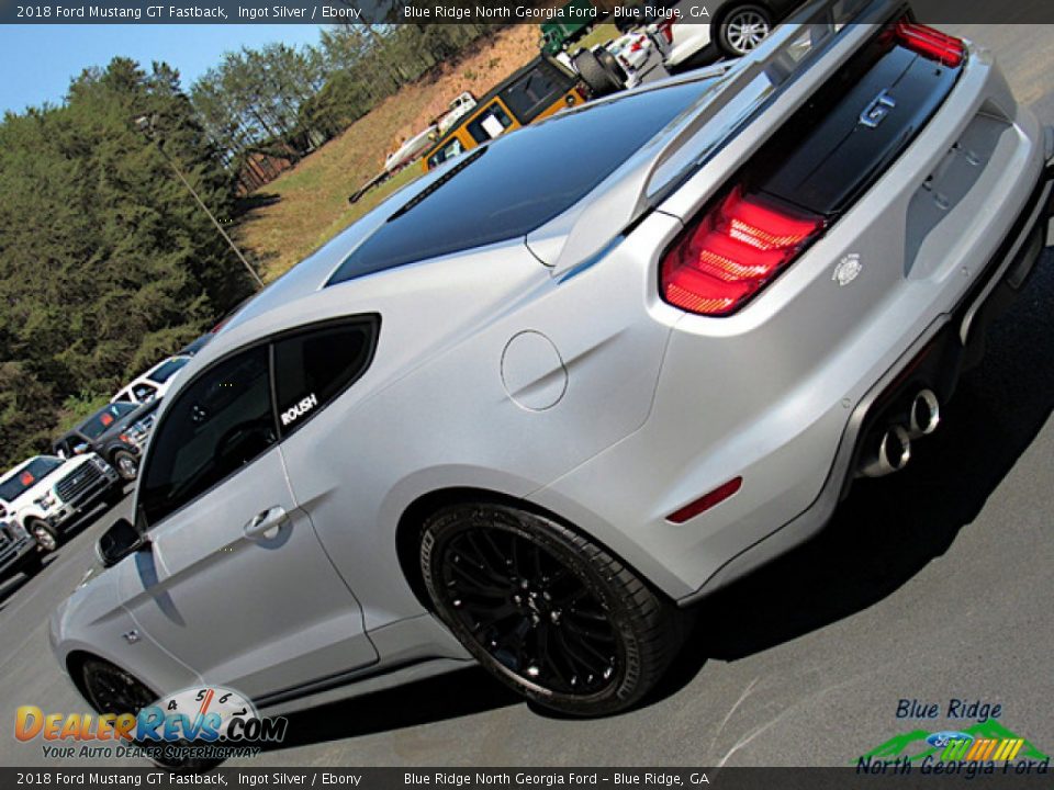 2018 Ford Mustang GT Fastback Ingot Silver / Ebony Photo #32