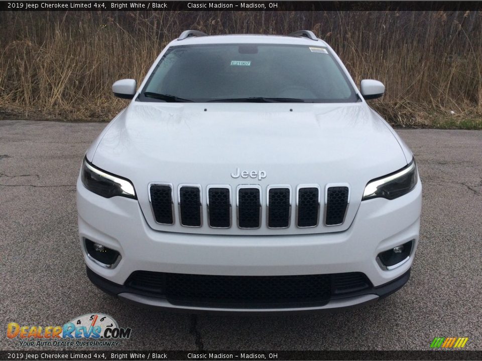 2019 Jeep Cherokee Limited 4x4 Bright White / Black Photo #2