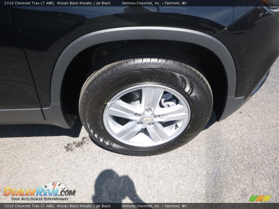 2019 Chevrolet Trax LT AWD Mosaic Black Metallic / Jet Black Photo #2