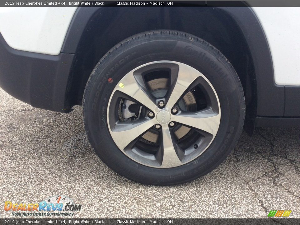 2019 Jeep Cherokee Limited 4x4 Bright White / Black Photo #7