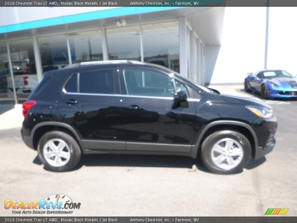 2019 Chevrolet Trax LT AWD Mosaic Black Metallic / Jet Black Photo #3