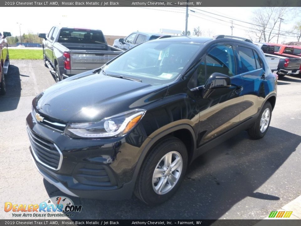 2019 Chevrolet Trax LT AWD Mosaic Black Metallic / Jet Black Photo #7