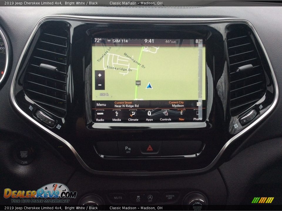 2019 Jeep Cherokee Limited 4x4 Bright White / Black Photo #15