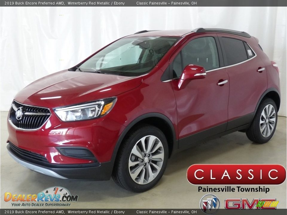 2019 Buick Encore Preferred AWD Winterberry Red Metallic / Ebony Photo #1