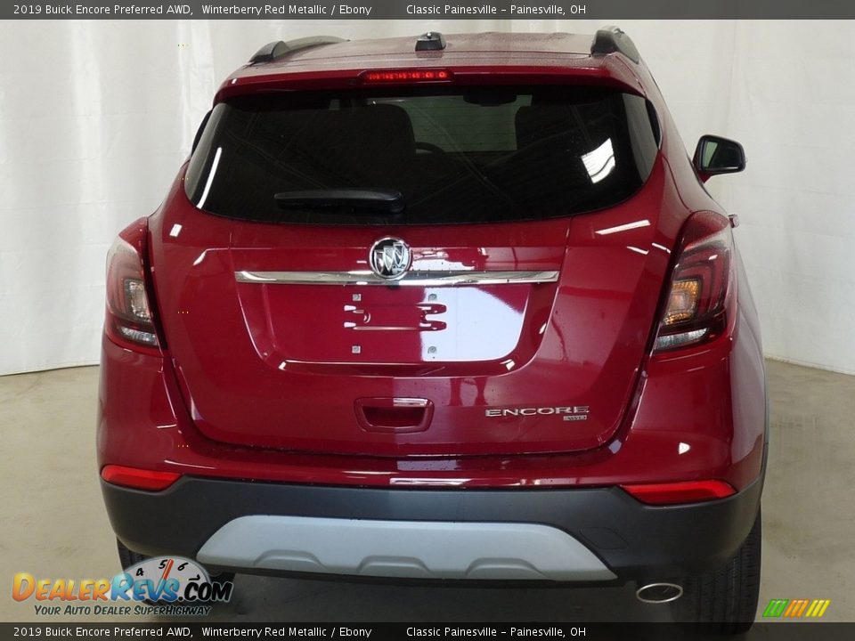 2019 Buick Encore Preferred AWD Winterberry Red Metallic / Ebony Photo #3