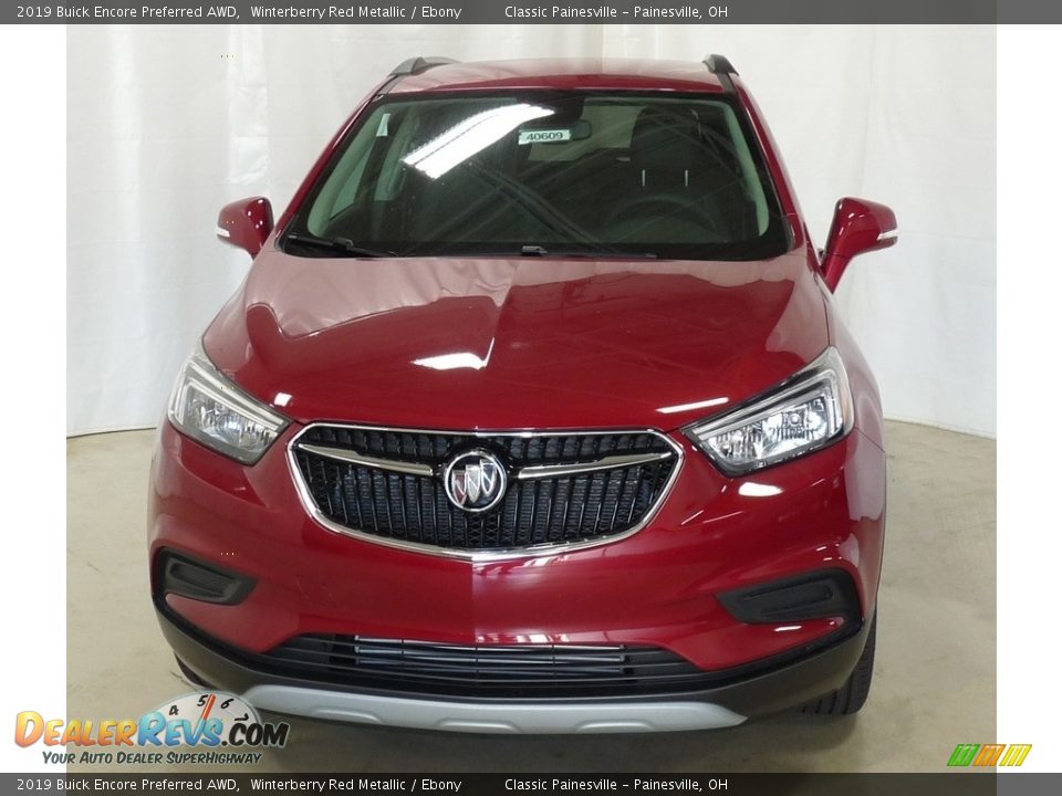 2019 Buick Encore Preferred AWD Winterberry Red Metallic / Ebony Photo #4