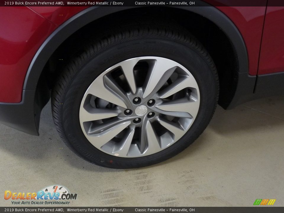 2019 Buick Encore Preferred AWD Winterberry Red Metallic / Ebony Photo #5