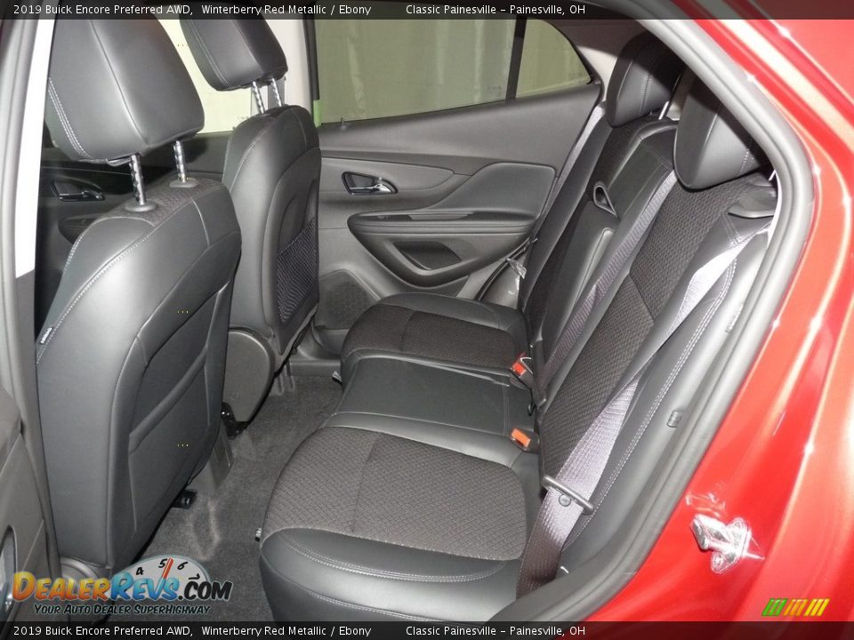 2019 Buick Encore Preferred AWD Winterberry Red Metallic / Ebony Photo #7