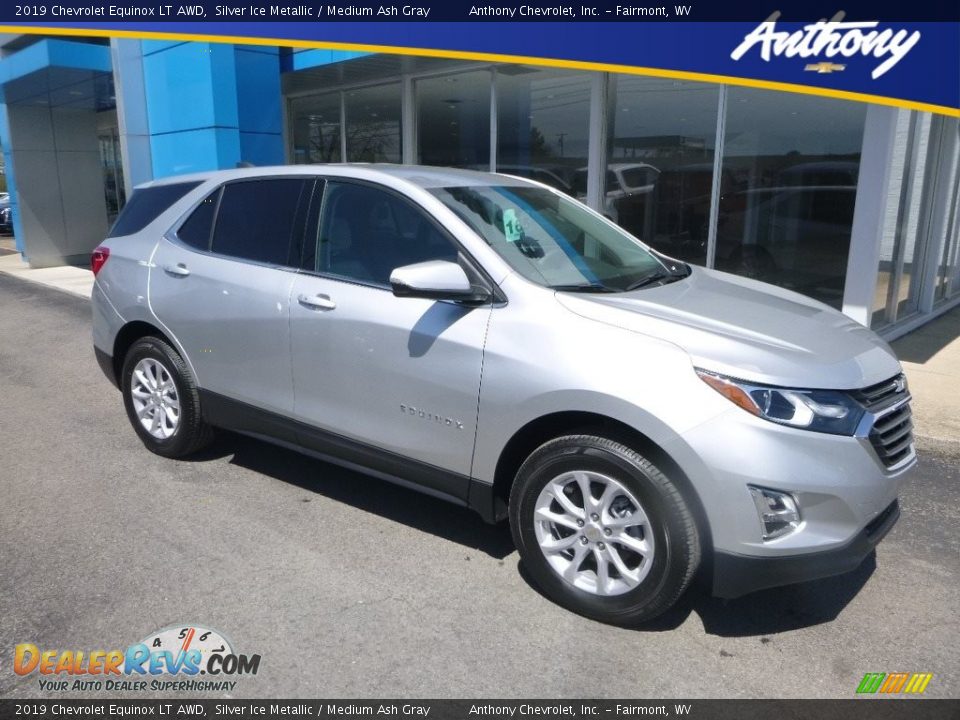 2019 Chevrolet Equinox LT AWD Silver Ice Metallic / Medium Ash Gray Photo #1