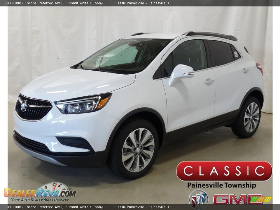 2019 Buick Encore Preferred AWD Summit White / Ebony Photo #1