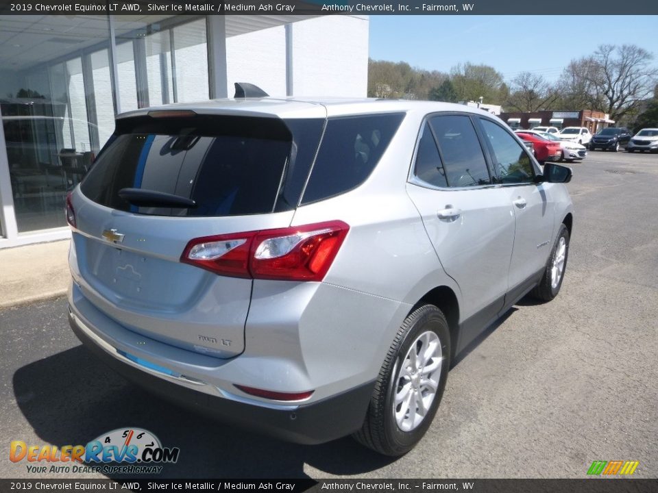2019 Chevrolet Equinox LT AWD Silver Ice Metallic / Medium Ash Gray Photo #7