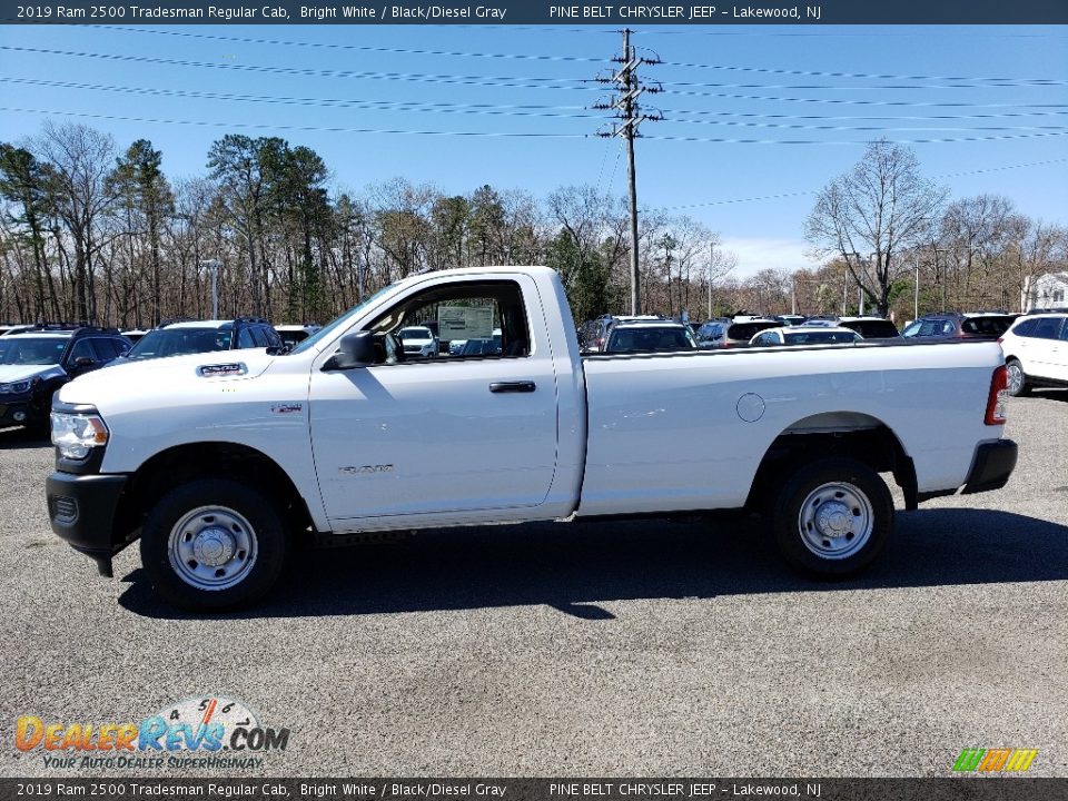 2019 Ram 2500 Tradesman Regular Cab Bright White / Black/Diesel Gray Photo #3