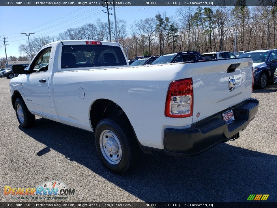 2019 Ram 2500 Tradesman Regular Cab Bright White / Black/Diesel Gray Photo #4