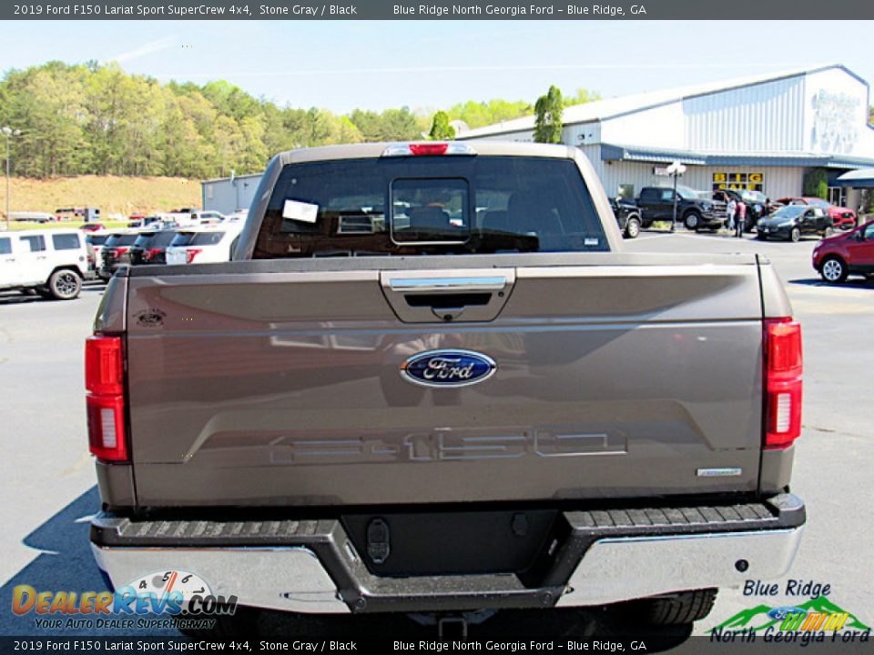 2019 Ford F150 Lariat Sport SuperCrew 4x4 Stone Gray / Black Photo #4