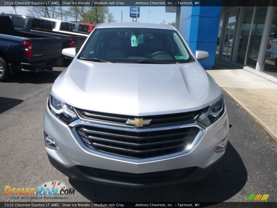 2019 Chevrolet Equinox LT AWD Silver Ice Metallic / Medium Ash Gray Photo #12