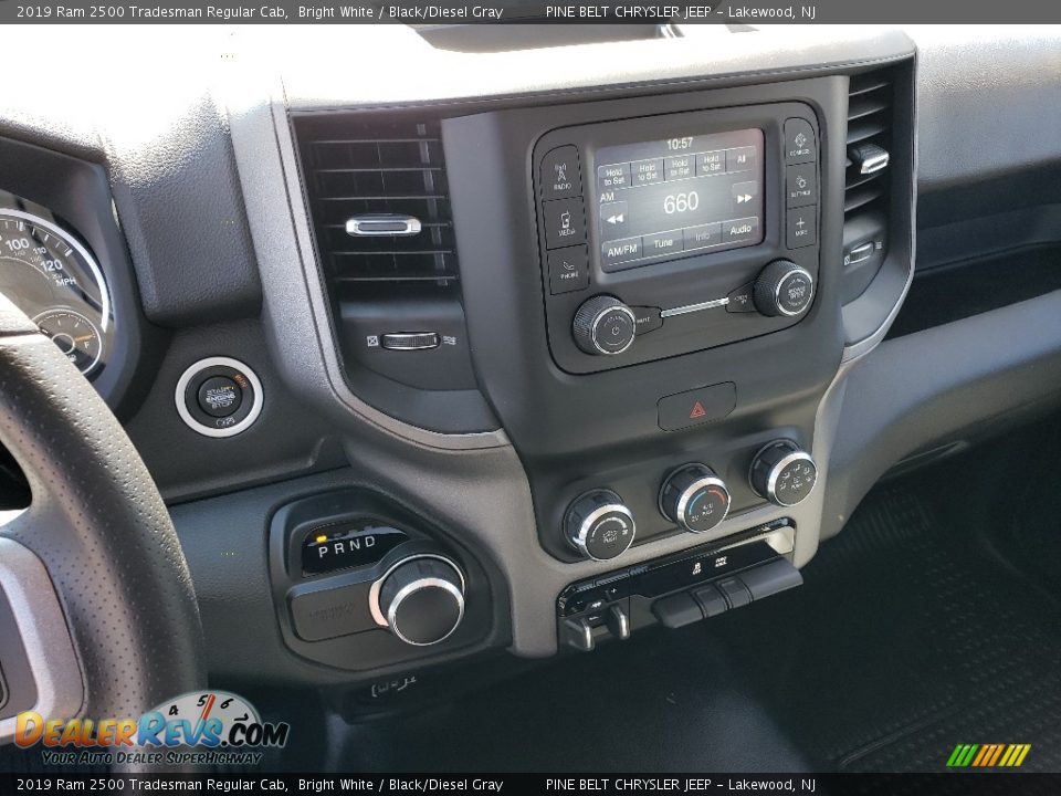 2019 Ram 2500 Tradesman Regular Cab Bright White / Black/Diesel Gray Photo #10