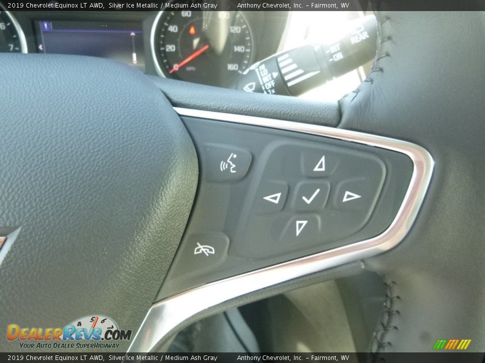 2019 Chevrolet Equinox LT AWD Silver Ice Metallic / Medium Ash Gray Photo #19