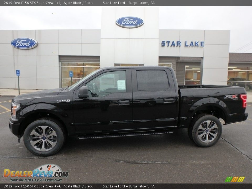 2019 Ford F150 STX SuperCrew 4x4 Agate Black / Black Photo #1