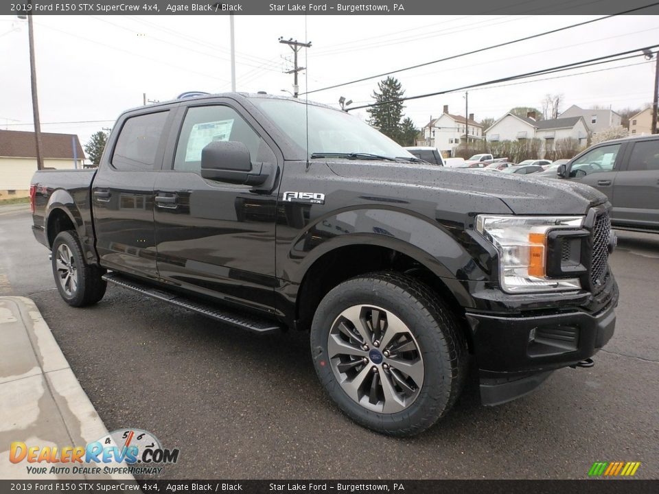 2019 Ford F150 STX SuperCrew 4x4 Agate Black / Black Photo #3