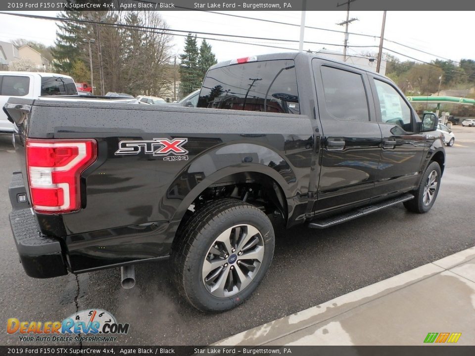 2019 Ford F150 STX SuperCrew 4x4 Agate Black / Black Photo #5