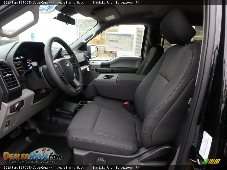 2019 Ford F150 STX SuperCrew 4x4 Agate Black / Black Photo #10