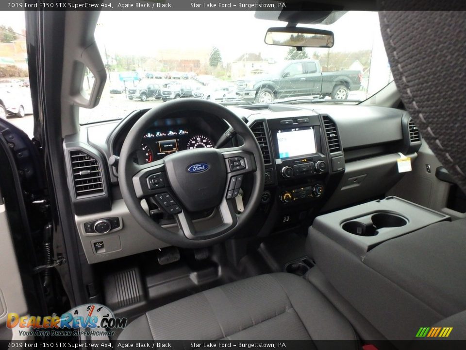 2019 Ford F150 STX SuperCrew 4x4 Agate Black / Black Photo #12