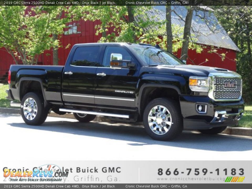 2019 GMC Sierra 2500HD Denali Crew Cab 4WD Onyx Black / Jet Black Photo #1