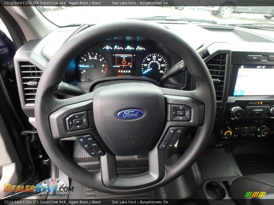 2019 Ford F150 STX SuperCrew 4x4 Agate Black / Black Photo #16