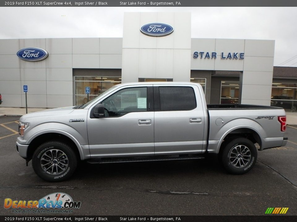 2019 Ford F150 XLT SuperCrew 4x4 Ingot Silver / Black Photo #1