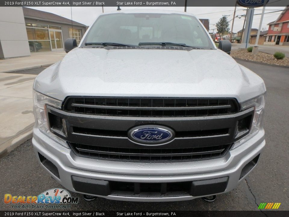 2019 Ford F150 XLT SuperCrew 4x4 Ingot Silver / Black Photo #2