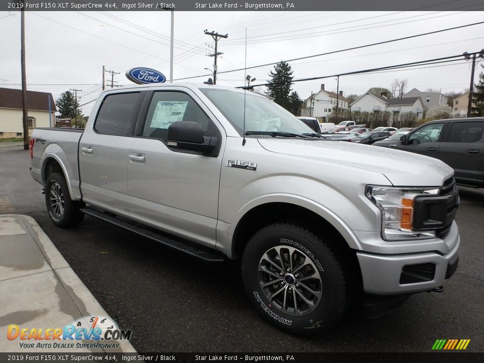 2019 Ford F150 XLT SuperCrew 4x4 Ingot Silver / Black Photo #3