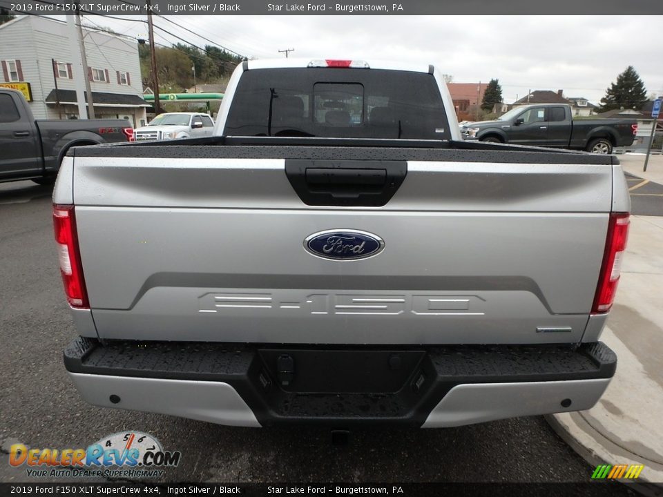 2019 Ford F150 XLT SuperCrew 4x4 Ingot Silver / Black Photo #6