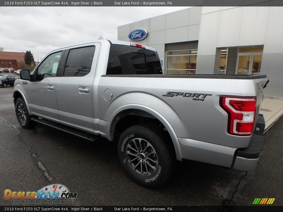 2019 Ford F150 XLT SuperCrew 4x4 Ingot Silver / Black Photo #7