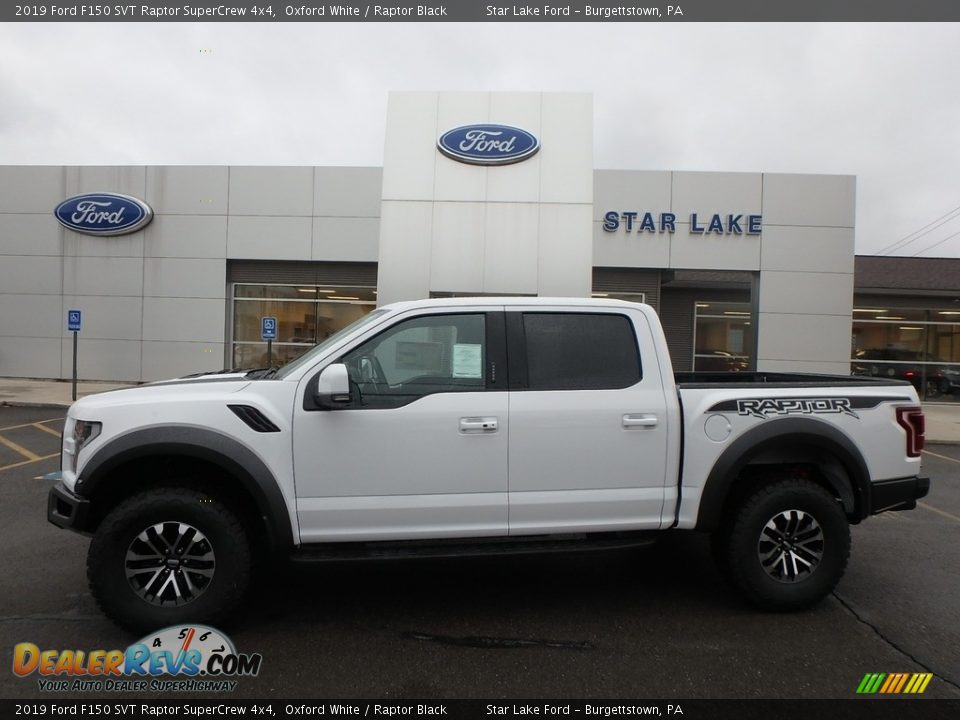 2019 Ford F150 SVT Raptor SuperCrew 4x4 Oxford White / Raptor Black Photo #1