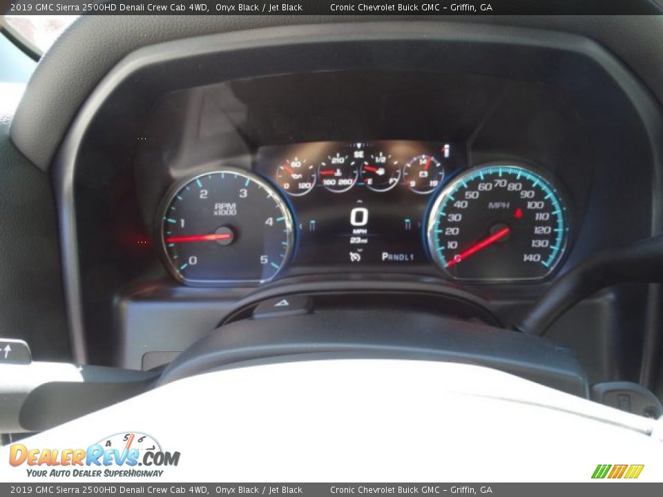 2019 GMC Sierra 2500HD Denali Crew Cab 4WD Onyx Black / Jet Black Photo #21